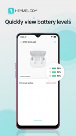 HeyMelody let's you update the firmware on your OnePlus and Oppo TWS headsets