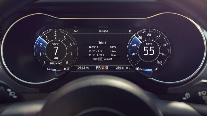 2019 Ford Mustang Driver's Dashboard